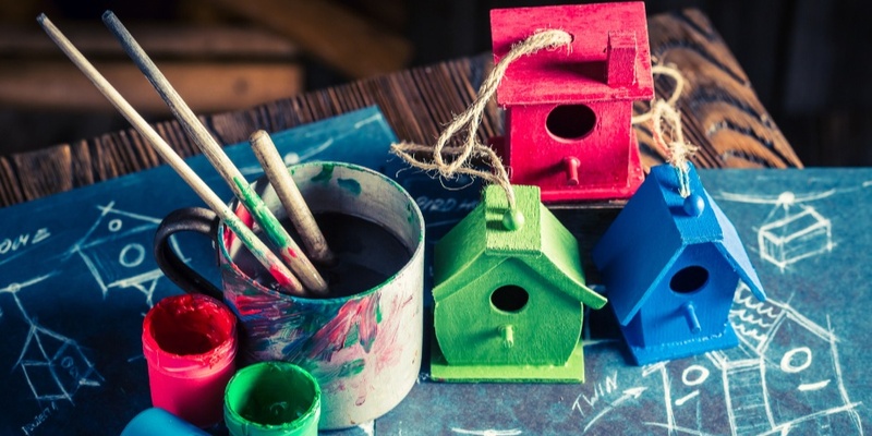 Bird Houses at Queanbeyan Library