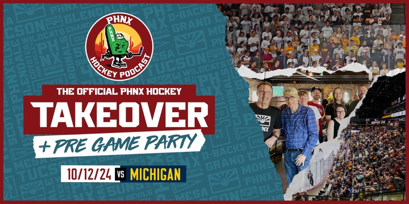 PHNX Hockey Takeover - ASU Sun Devils vs Michigan Wolverines