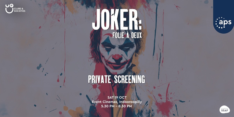 Joker: Folie à Deux - Private Cinema Screening