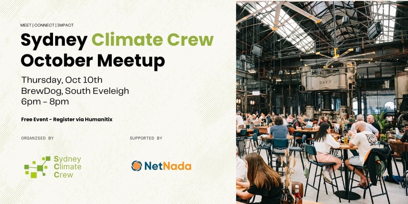 Sydney Climate Crew Meetup: October Networking Evening