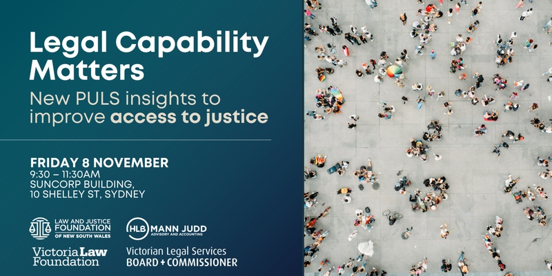 Legal Capability Matters: New PULS insights to improve access to justice 