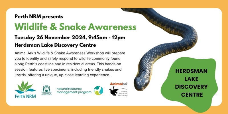 Wildlife and Snake Awareness - Herdsman Lake