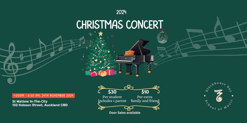 Blockhouse Bay School of Music "2024 Christmas Concert"