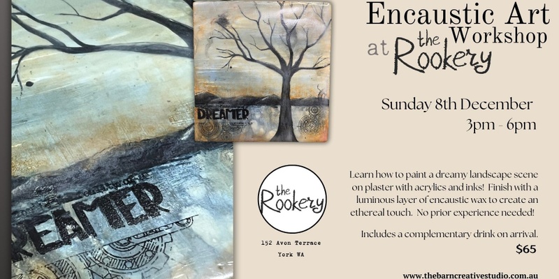 Sip N Paint - Encaustic Art workshop