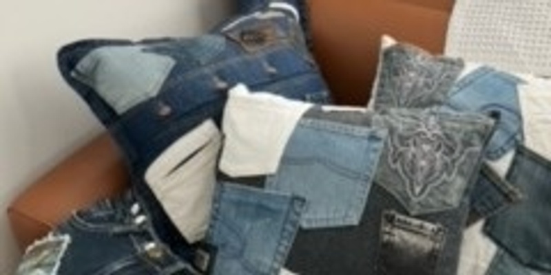 Sewing a Denim Cushion Cover