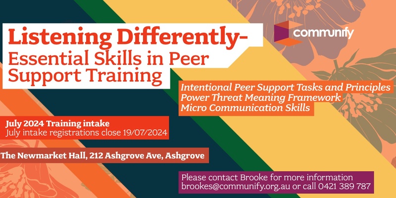Listening Differently - Essential Skills in Peer Support Training