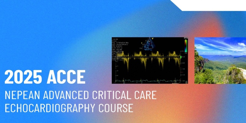 Nepean Advanced Critical Care Echocardiography Course