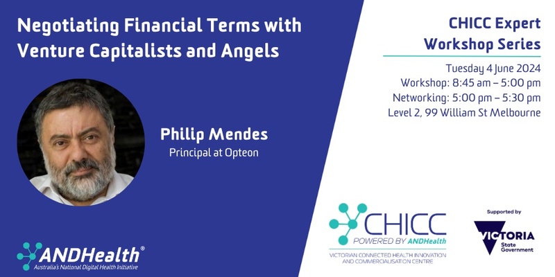 CHICC Expert Workshop: Negotiating Financial Terms with Venture Capitalists and Angels 