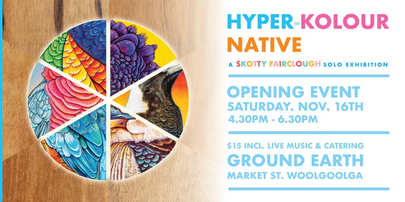 Opening Night Skotty Fairclough exhibition 'Hyper-Kolour Native'