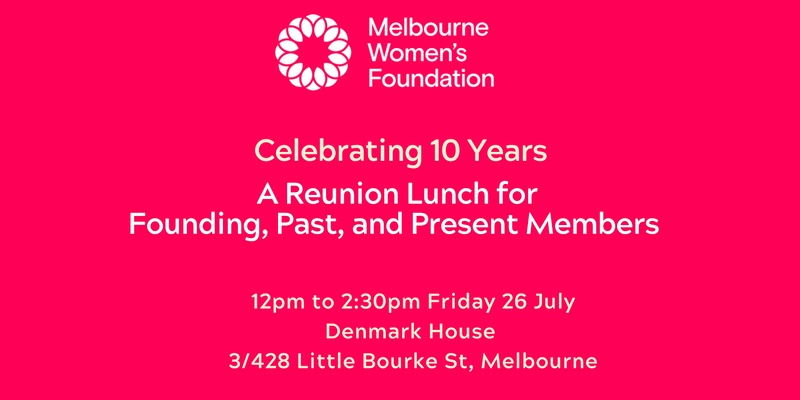 Reunion Lunch - for Founding, Past, and Present Members 