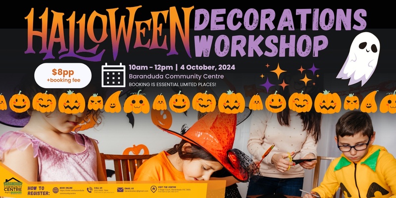 Halloween Decoration Making - Spring School Holidays