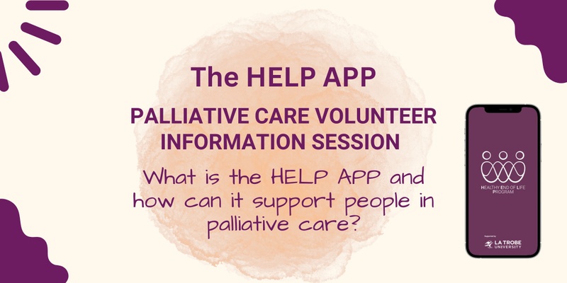 Webinar: HELP App - Volunteer Information Session, September