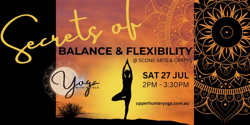 Secrets of Balance & Flexibility Scone