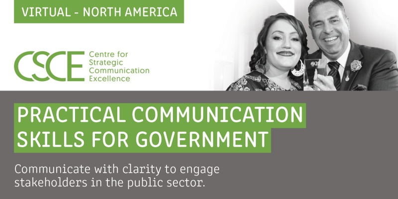 Practical Communication Skills For Government - Virtual (North America)