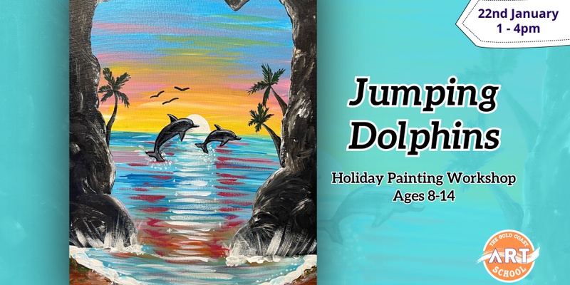 “Jumping Dolphins” Painting Holiday Workshop