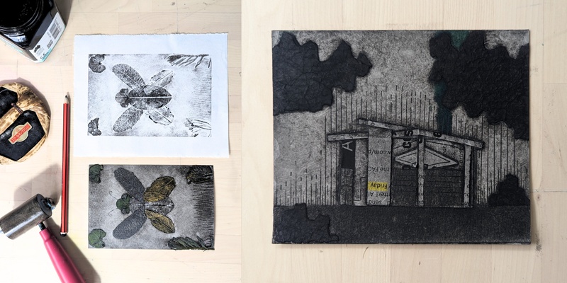 A Fun Intro To Collagraph Printmaking with Tish