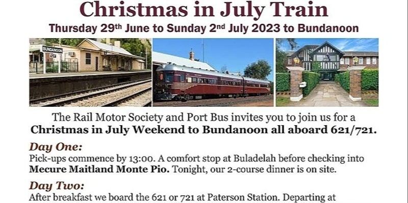 Christmas in July Train