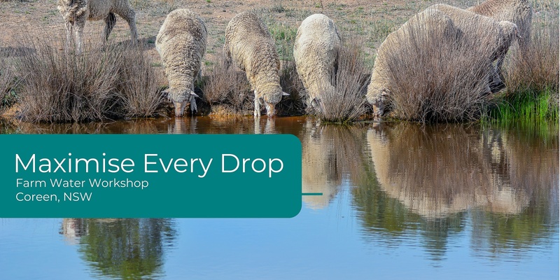 Maximise Every Drop: Farm Water Planning Workshop