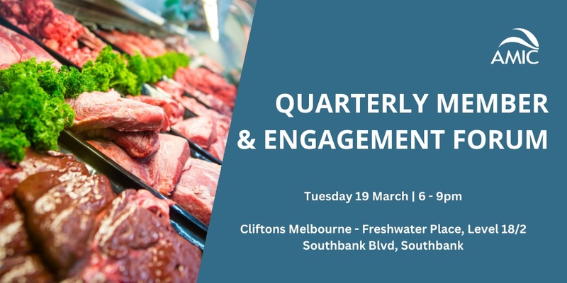 Quarterly Member & Engagement Forum, Melbourne