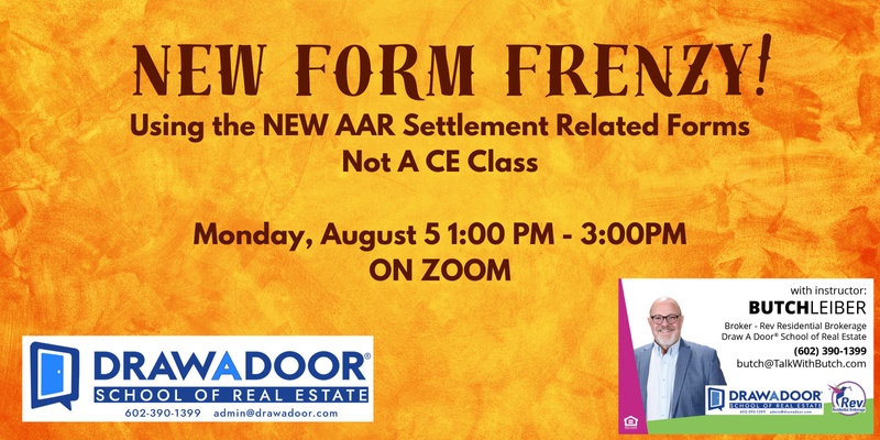 Using the NEW AAR Settlement Related Forms - NOT A CE CLASS -8/5