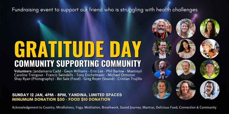 Gratitude Day - Yoga, Breathwork, Mindfulness, Sound, Mantra & More