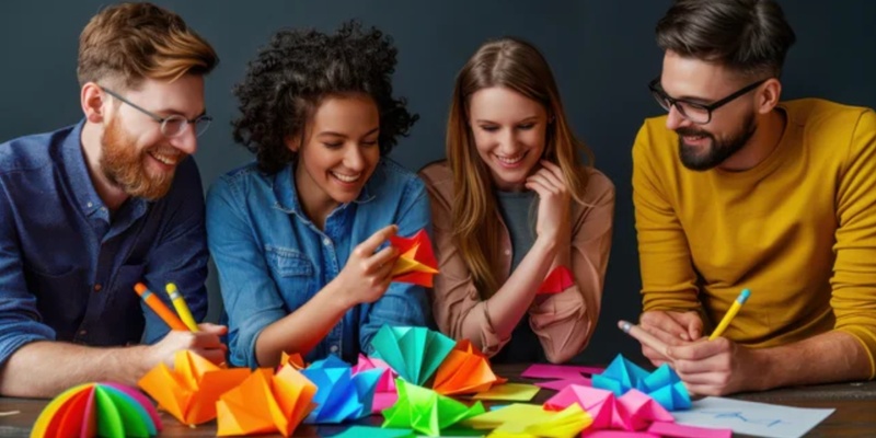 Origami Paper Folding and Japanese Tea Tasting 