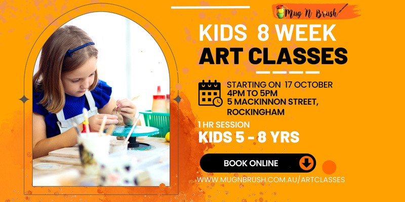 Kids 5 - 8 yrs Tuesdays (8 Classes) - Commencing 17 October