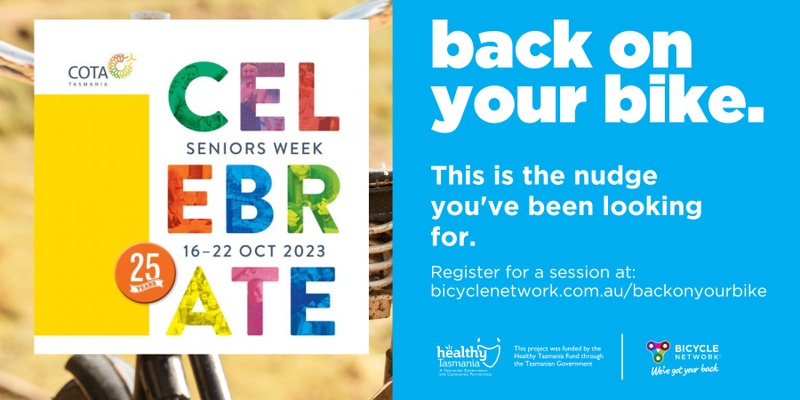 Seniors Week | Back on your bike. Sandy Bay