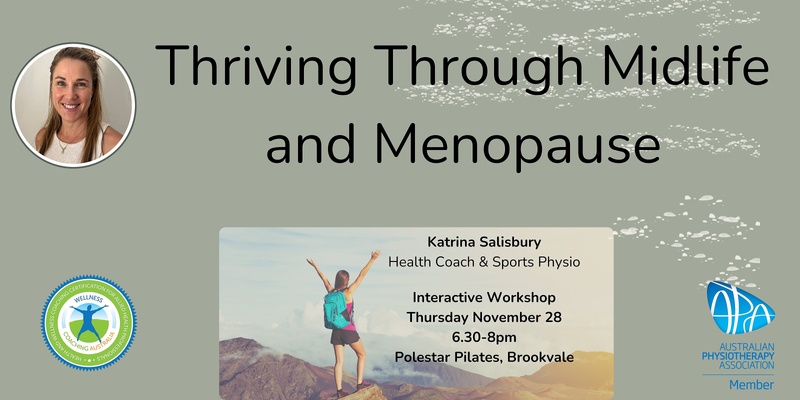 Workshop: Thriving Through Midlife and Menopause