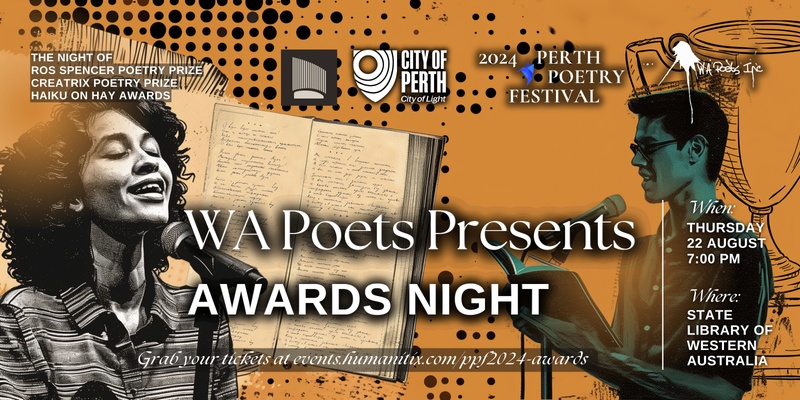 WA Poets Presents  |  Perth Poetry Festival 2024