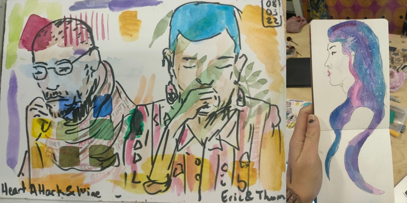 Watercolour for Beginners: Picturesque Portraits with Emilie (online)
