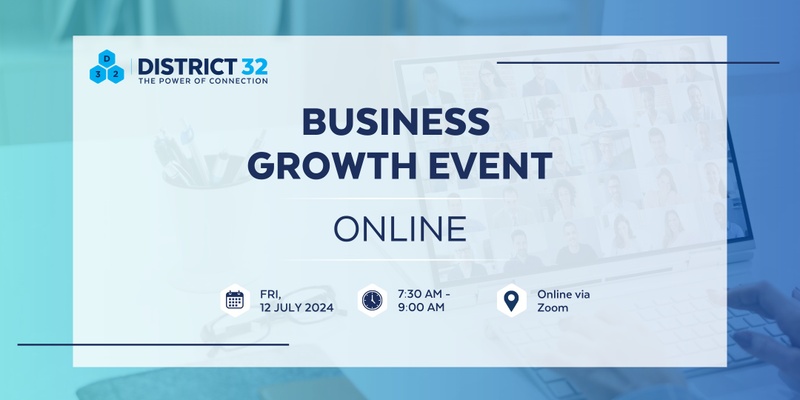 District32 Connect Big Online Networking – Perth – Fri 12 July
