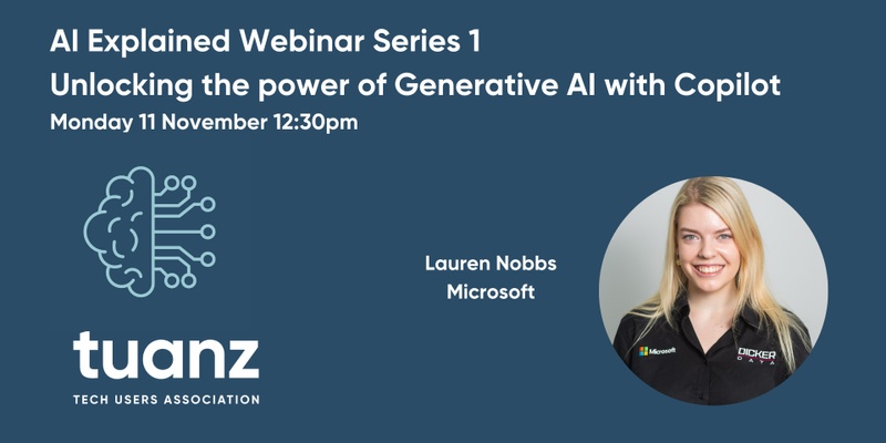 AI Explained Webinar Series 1 - Unlocking the power of Generative AI with Copilot