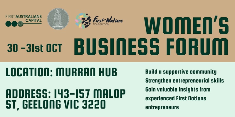 The First Nations Women’s Entrepreneurs Forum