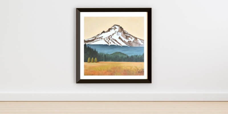 Autumn Mt Hood Instructed Painting Event