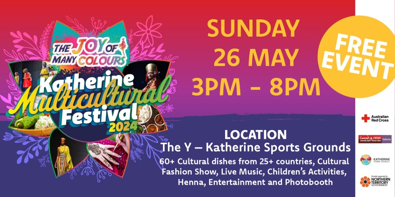 The Joy of Many Colours -  Katherine Multicultural Festival 2024