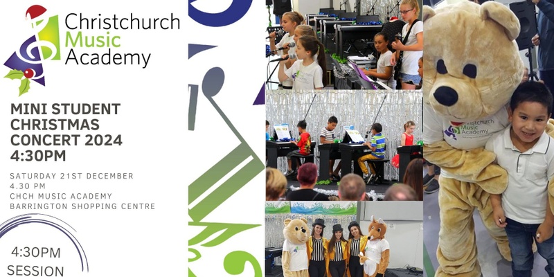 Christchurch Music Academy Mini Concert 2024 4:30pm