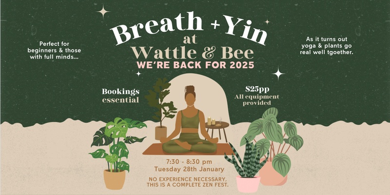 Breath + Yin at Wattle & Bee (Petersham)