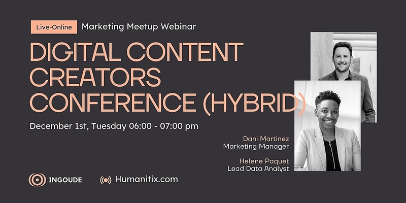 Digital Content Creators Conference Hybrid (SV2)
