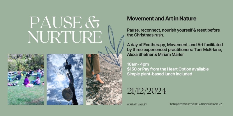 Pause & Nurture - Movement and Art in Nature