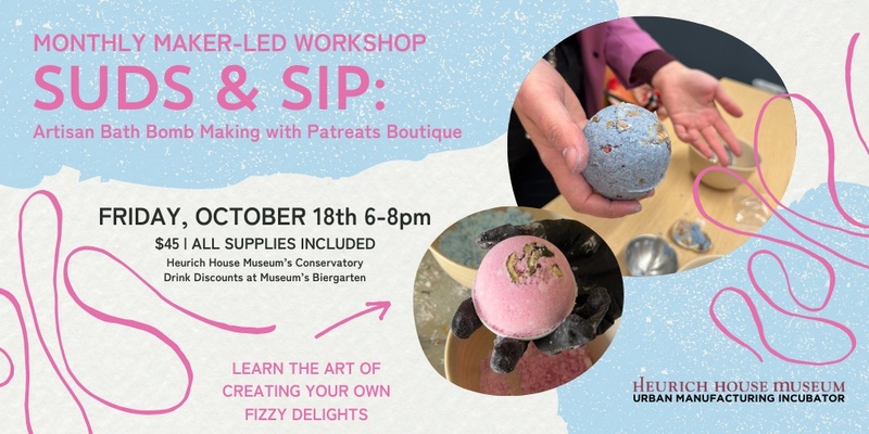 Maker-Led Workshop | Suds and Sip: Artisan Bath Bomb Making with Patreats Boutique 