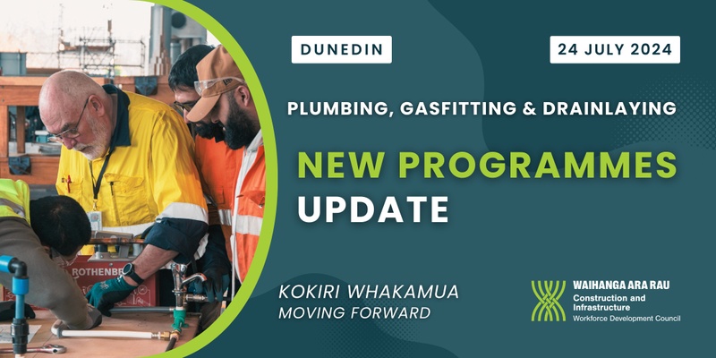 DUD: Plumbing, Gasfitting and Drainlaying New Programmes Update