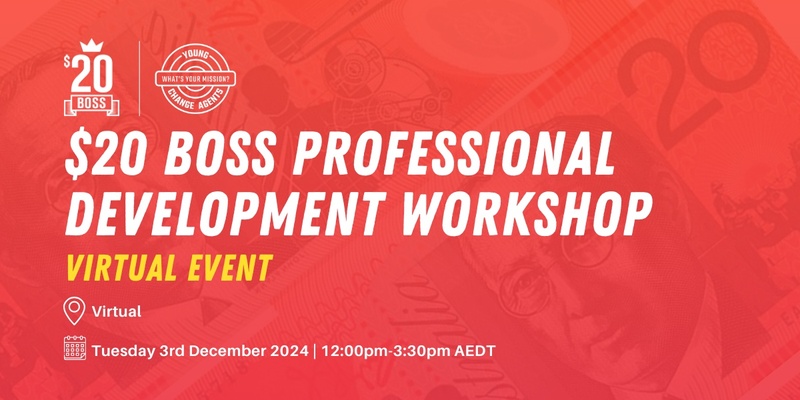 $20 Boss Funded Professional Development Workshop | Virtual Term 4
