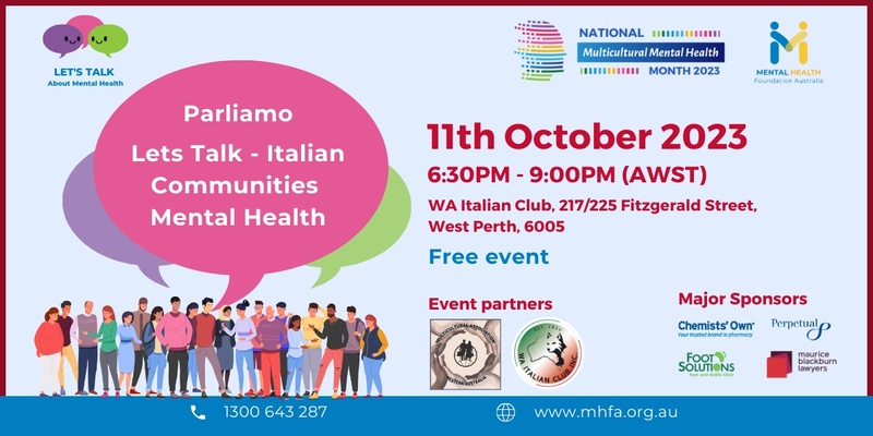 Let's Talk: Italian Communities Mental Health