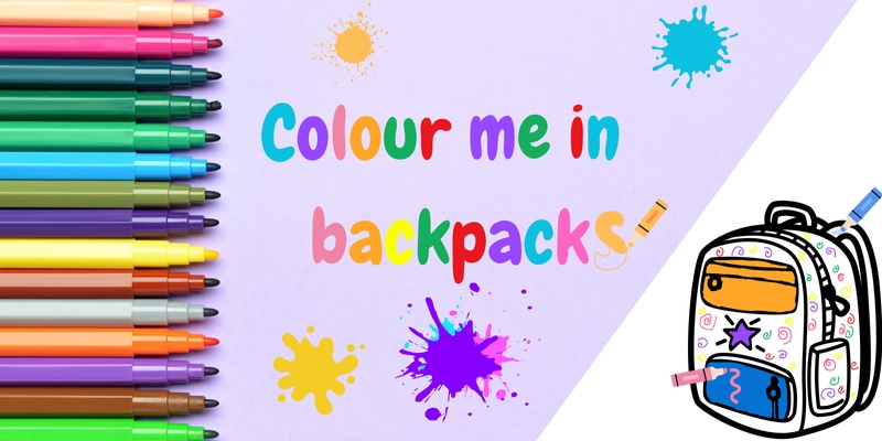 Colour me in backpacks 