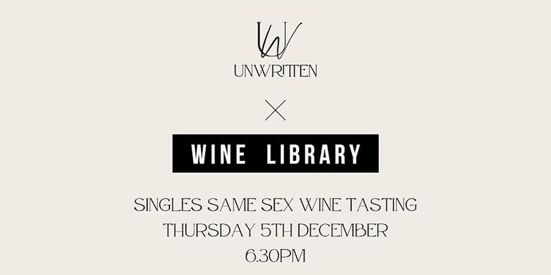 Singles Same-Sex Wine Tasting with Unwritten X Wine Library