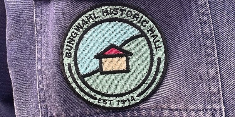 Bungwahl Hall Iron-on patch