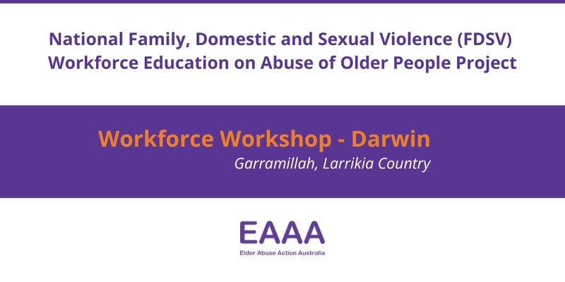 Workforce Consultation Workshop - Darwin NT