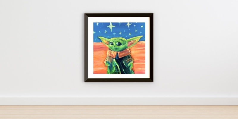 Baby Yoda Instructed Painting Event