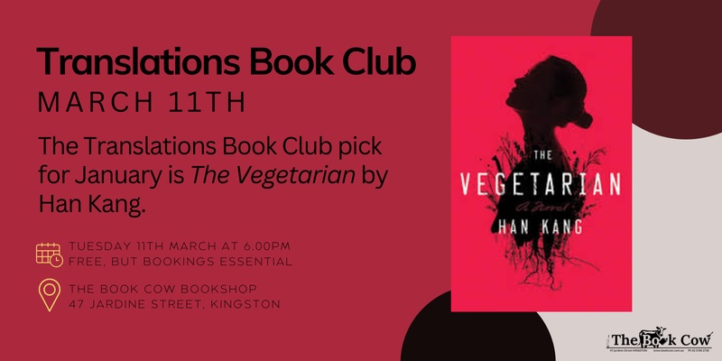 March Translations Book Club - The Vegetarian by Han Kang